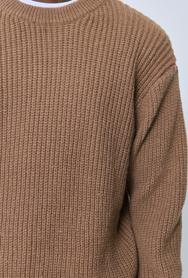 Pull Brown à Col Rond