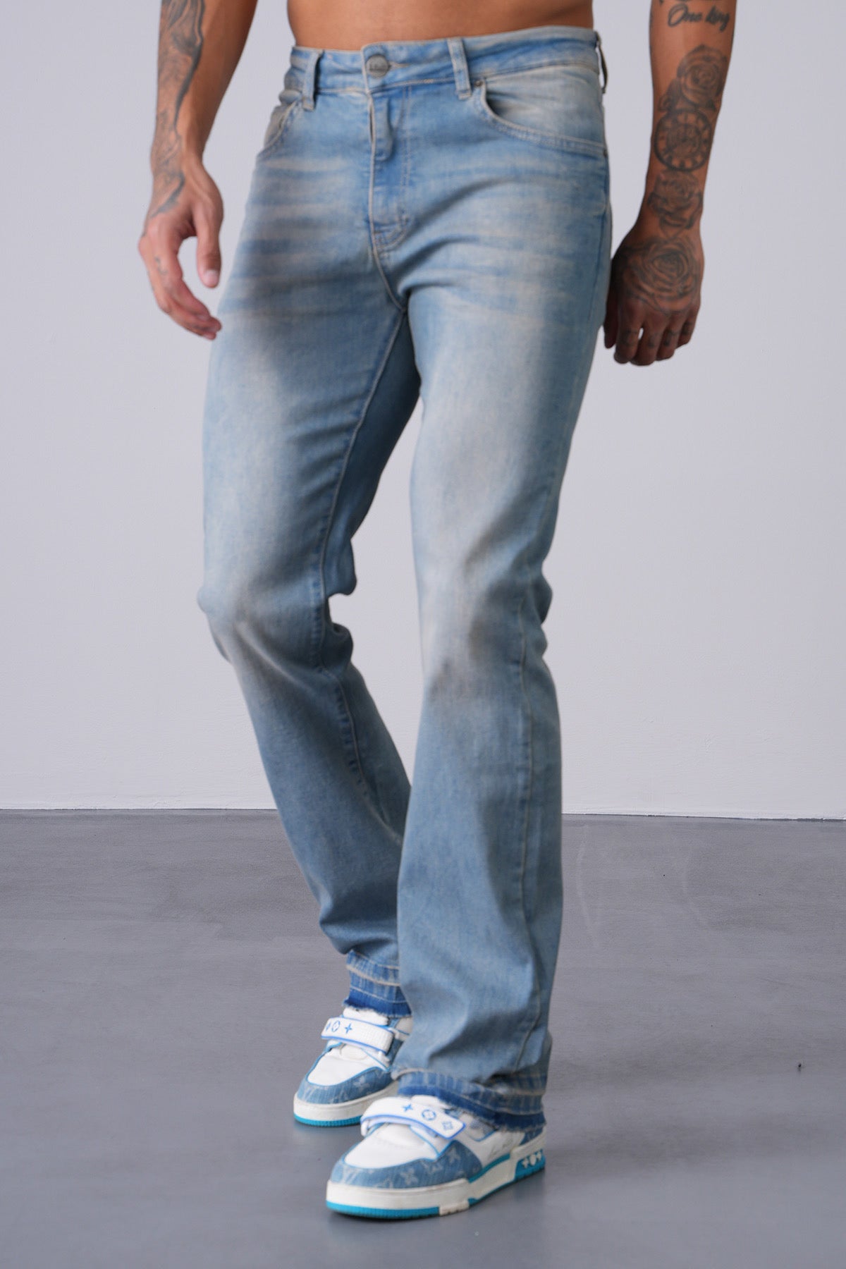 Jean Flare Tint Blue