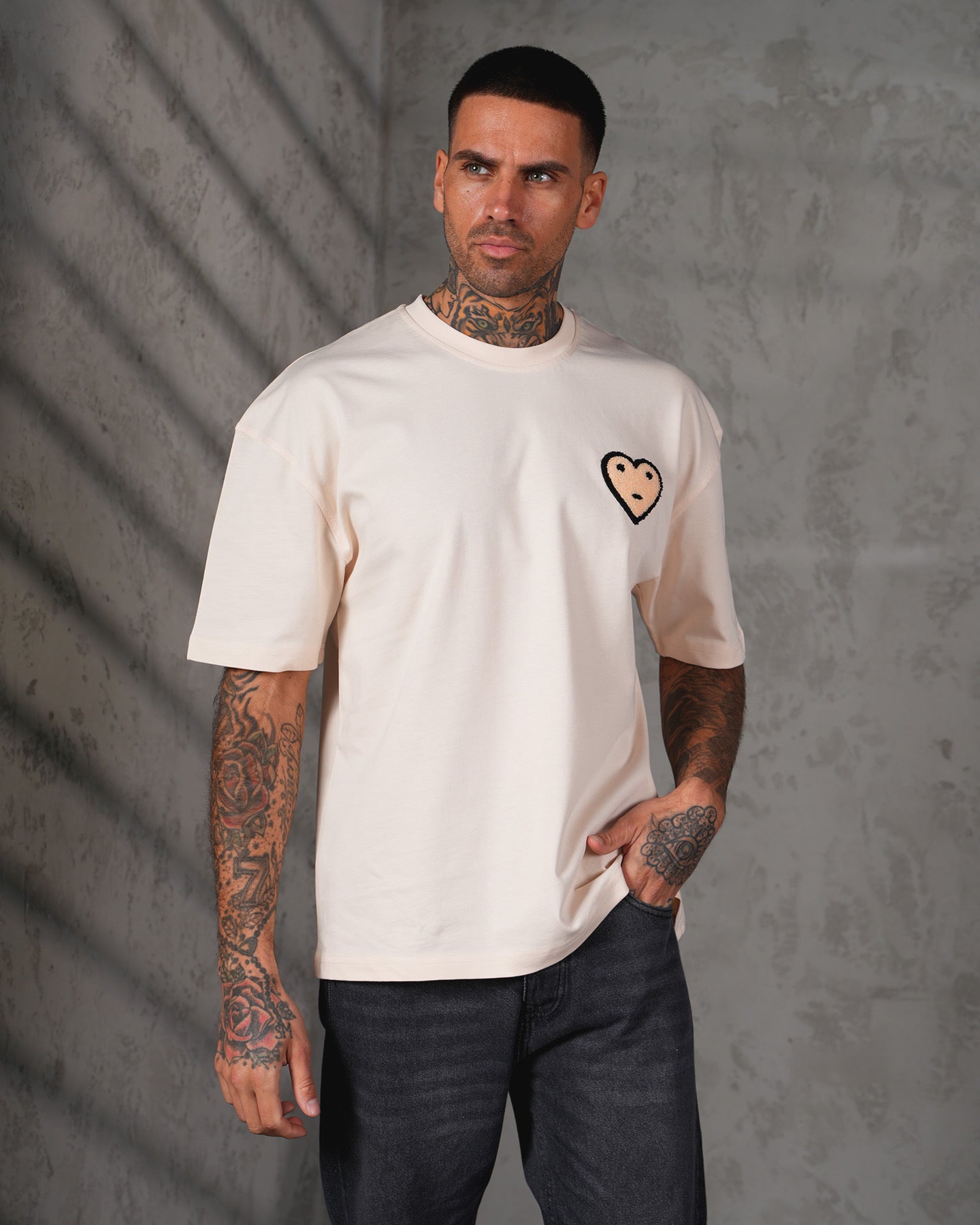 T-shirt Émo Beige
