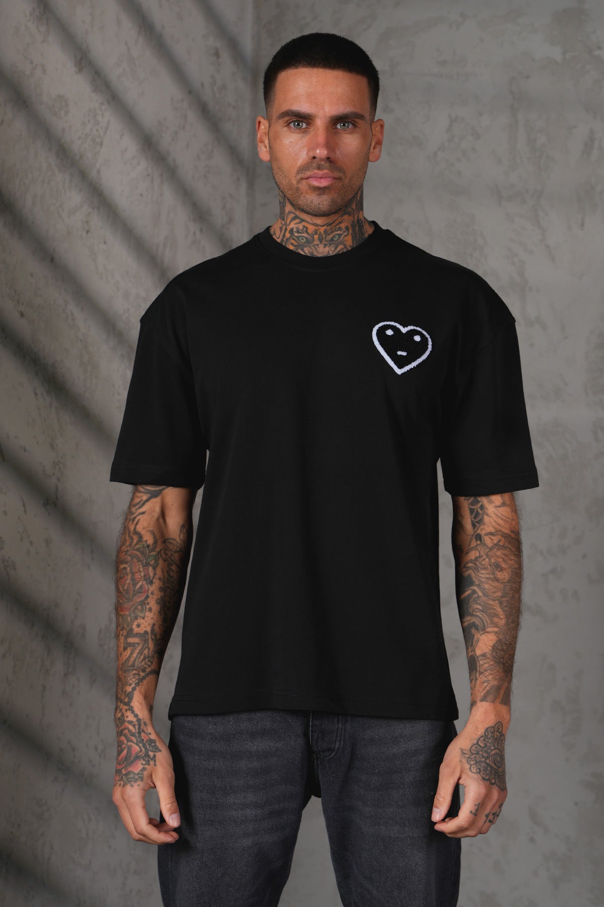 T-shirt Émo Noir
