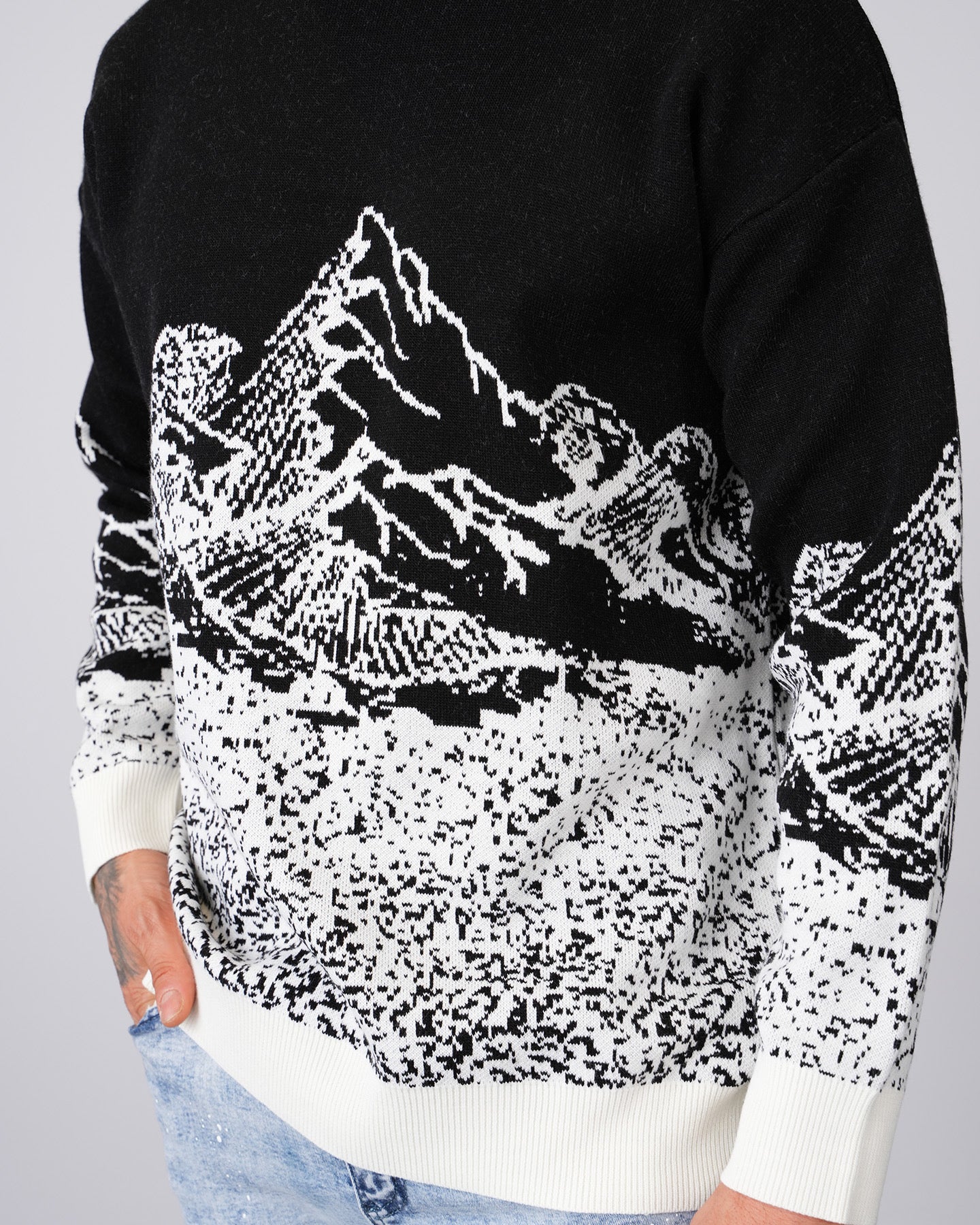 Pull Montagne Blanc