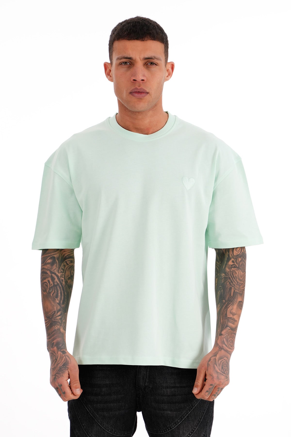 T-shirt Mini Coeur Mint