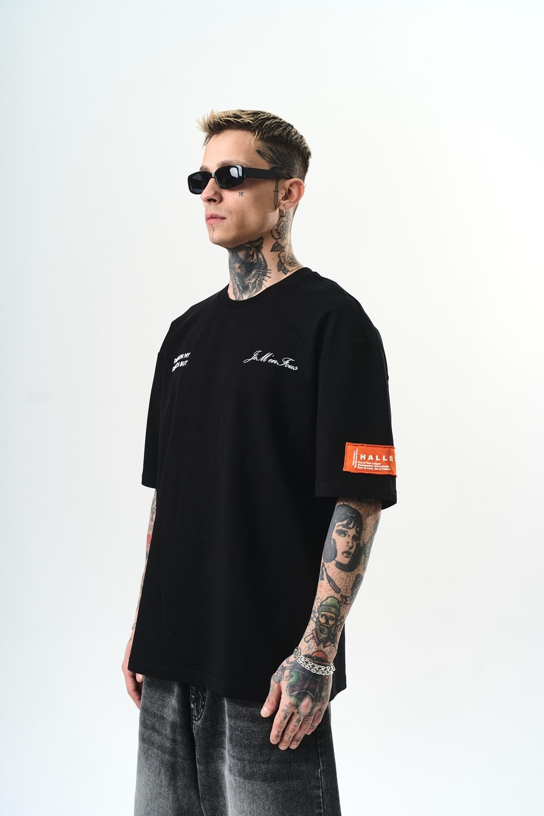 T-shirt Pardon My French Noir