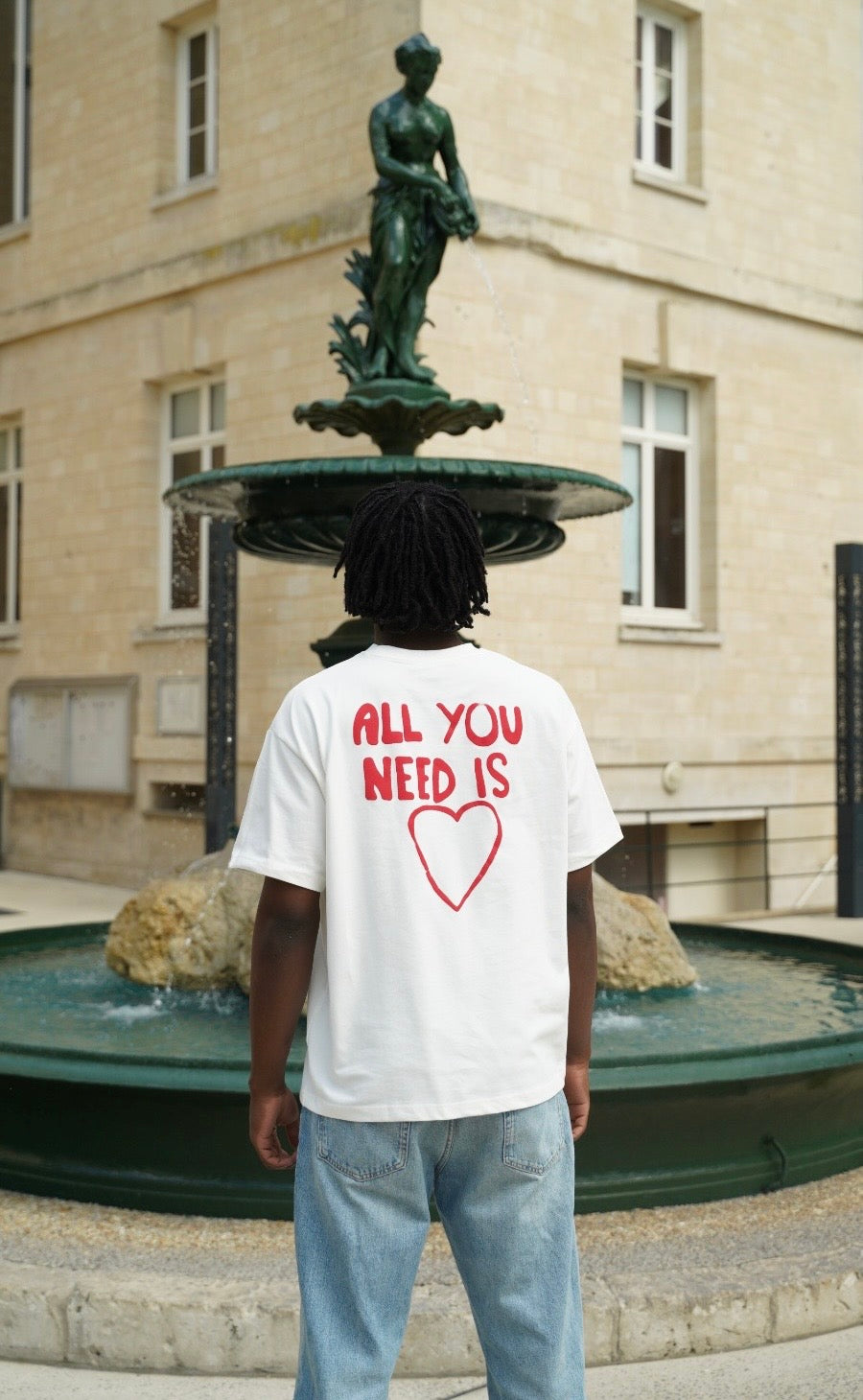 T-shirt Blanc All You Need