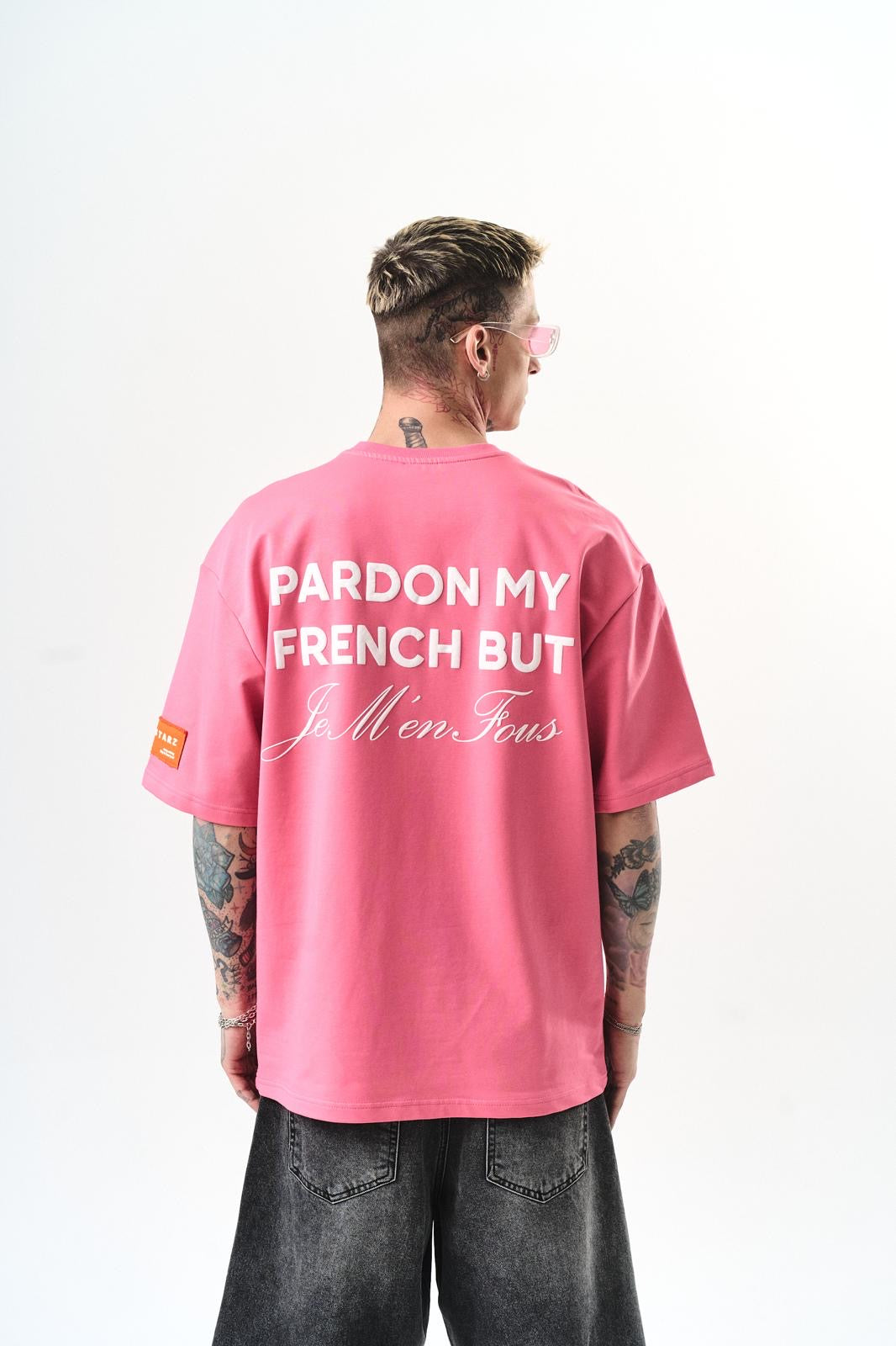 T-shirt Pardon My French Rose