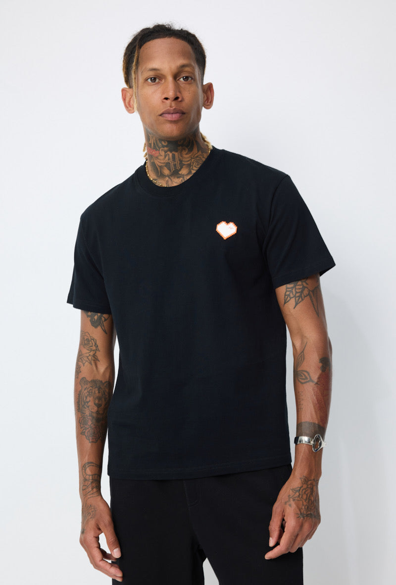 T-shirt Mini Coeur Noir