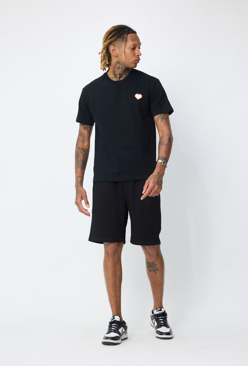 T-shirt Mini Coeur Noir