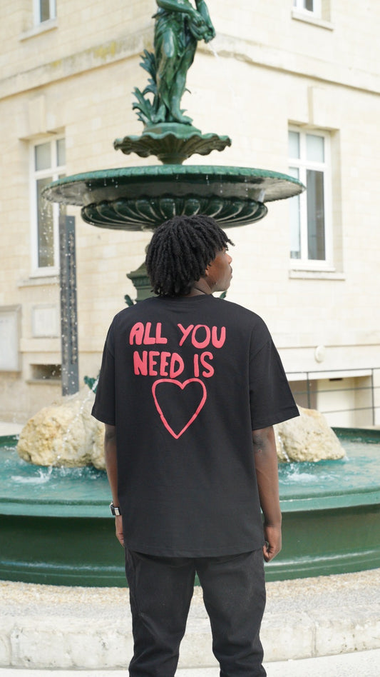 T-shirt Noir All You Need