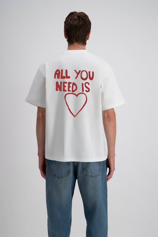 T-shirt Blanc All You Need