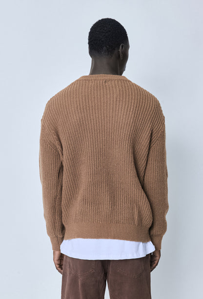 Pull Brown à Col Rond