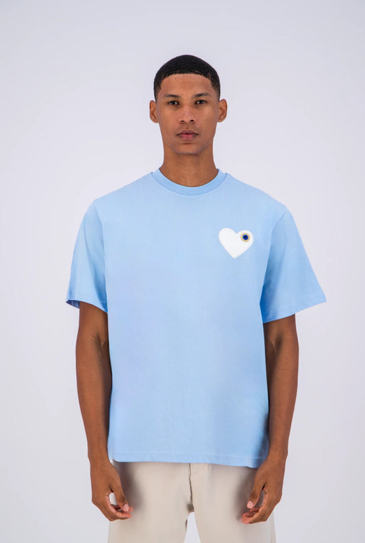 T-shirt Chic Ciel Coeur Blanc