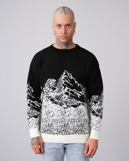 Pull Montagne Blanc