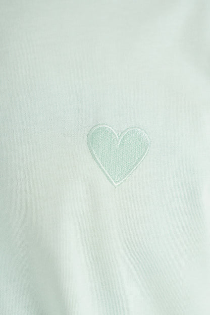 T-shirt Mini Coeur Mint