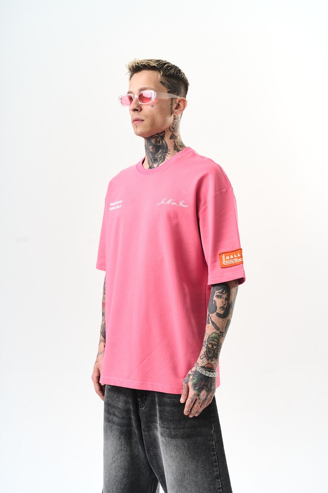 T-shirt Pardon My French Rose