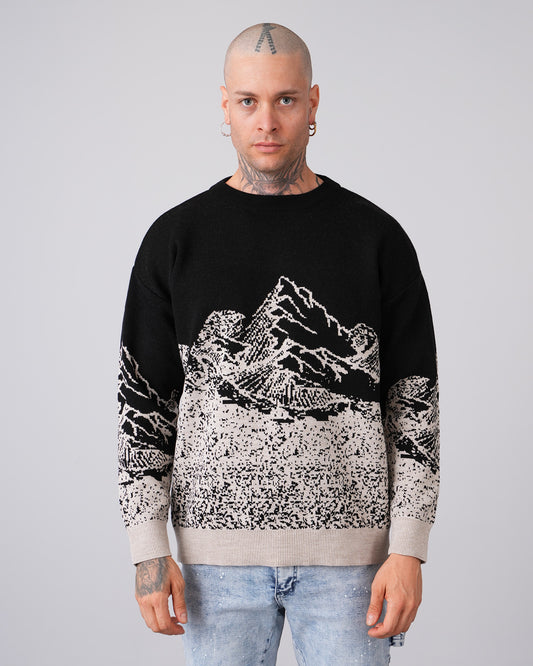 Pull Montagne Beige