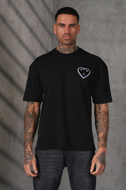 T-shirt Émo Noir