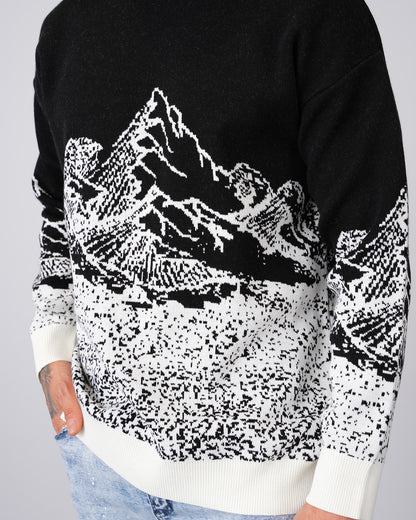 Pull Montagne Blanc