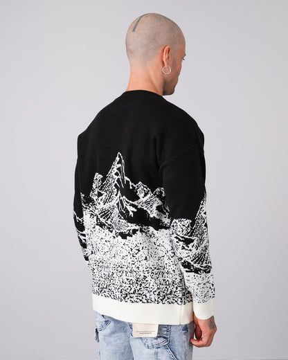 Pull Montagne Blanc