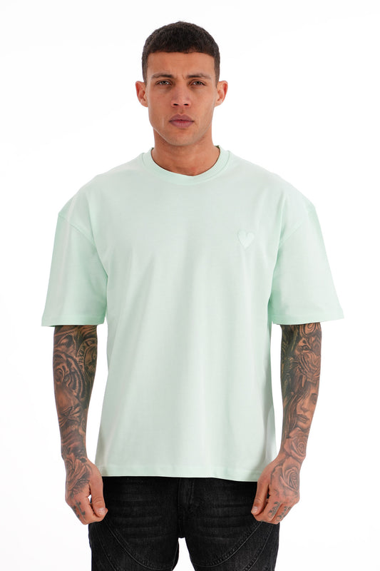 T-shirt Mini Coeur Mint