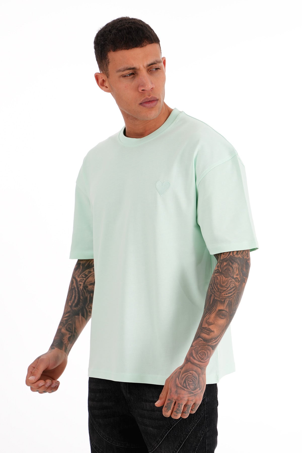 T-shirt Mini Coeur Mint