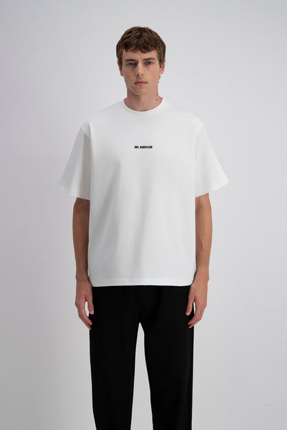 T-shirt Blanc Chic Amore