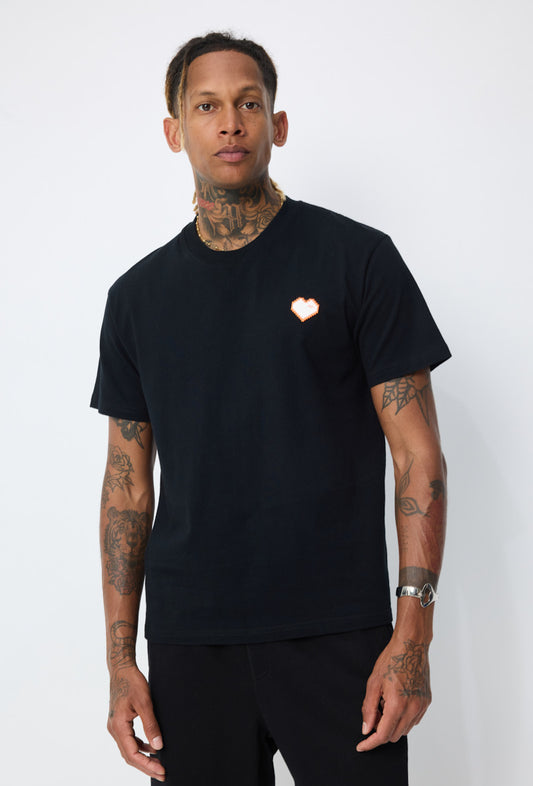 T-shirt Mini Coeur Noir