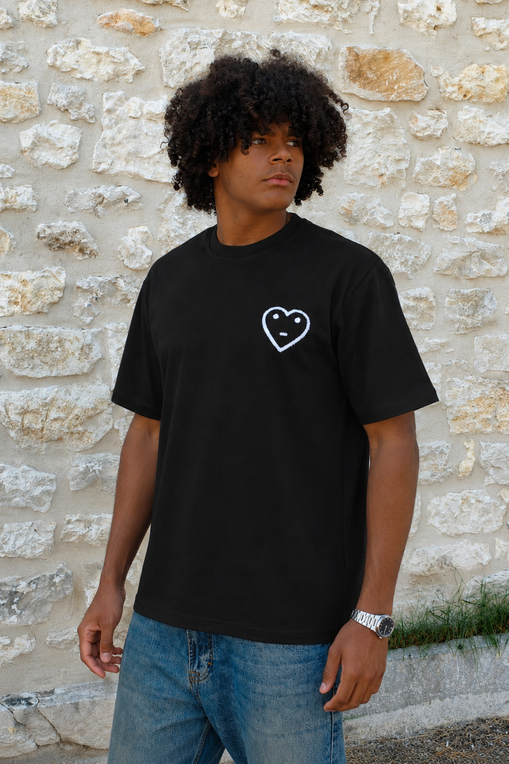 T-SHIRT ÉMO NOIR